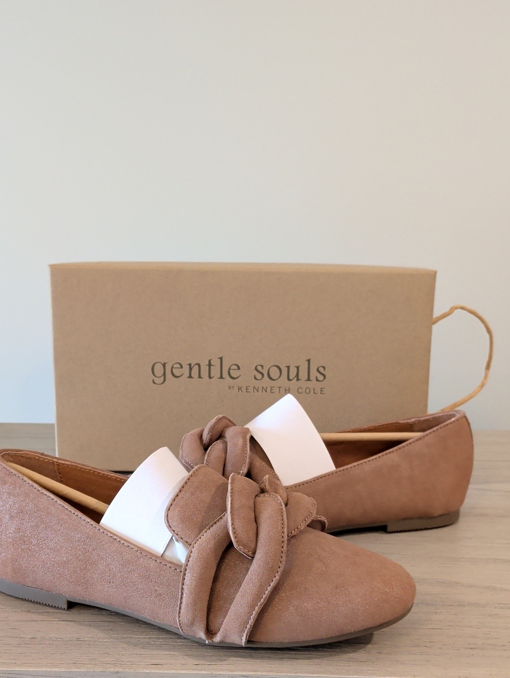 Gentle Souls NIB 7 Flats Shimmery Mushroom